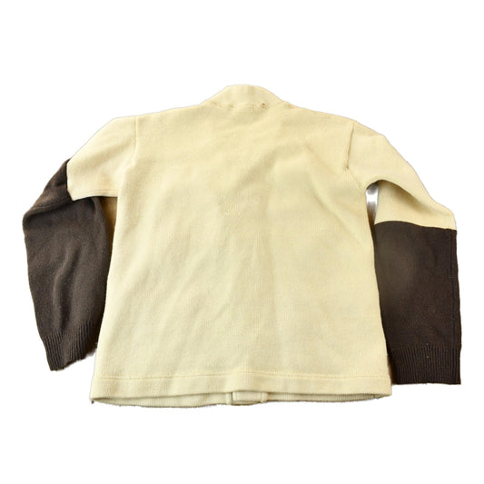 Vintage 1950s 100% Wool Collegiate Cardigan Knit Sweater Men's M from propervintagecanada