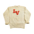 Vintage 1950s 100% Wool Collegiate Varsity Style Knit Sweater "LV" True Vintage Made In USA from propervintagecanada