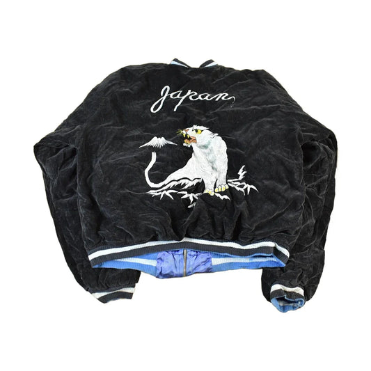 Vintage 1950s 1960s Japan Sukajan Souvenir Bomber Jacket Men's S from propervintagecanada