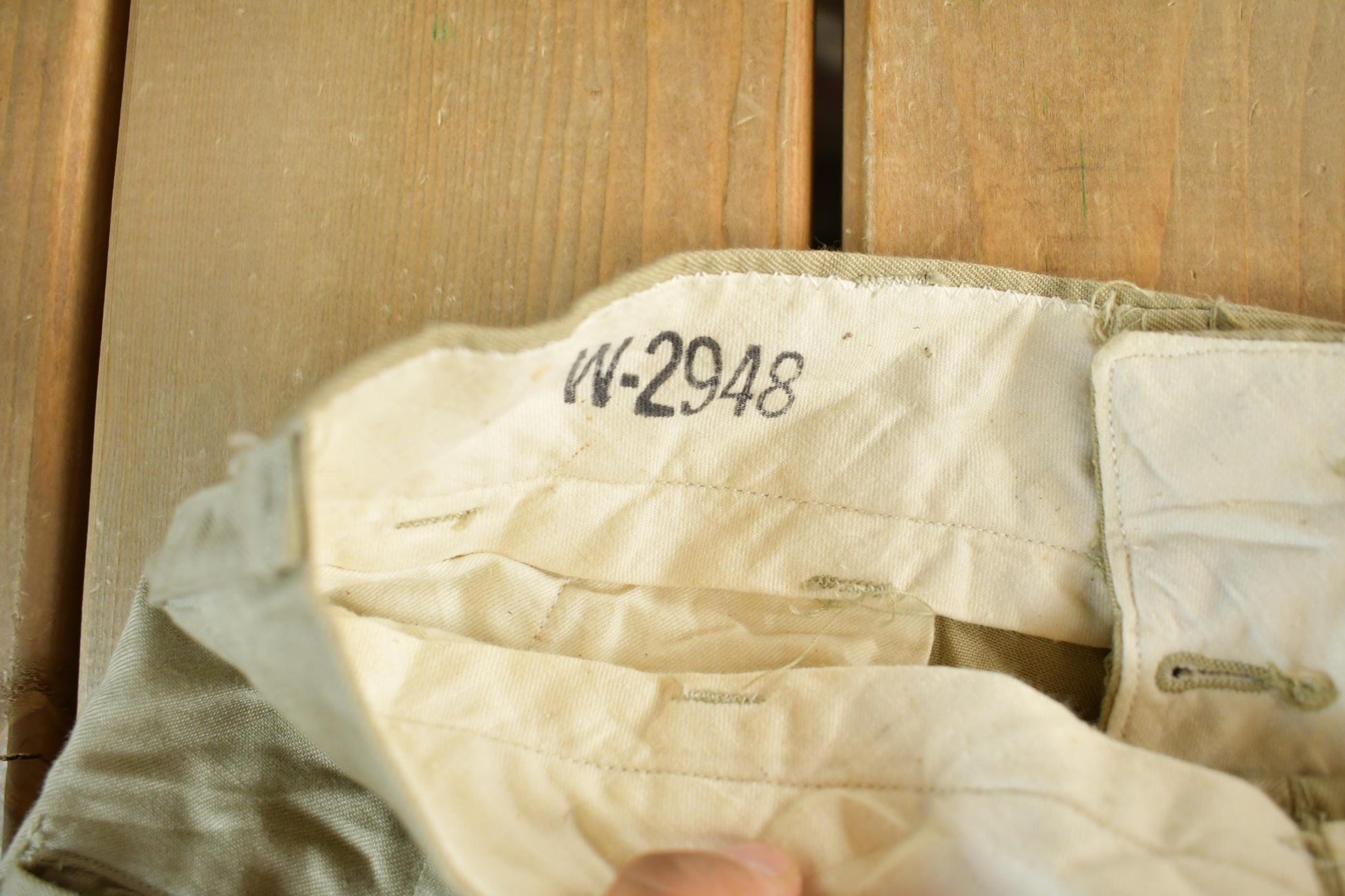 Vintage 1950s 1960s Military Army Khaki Pants Men's 30 x 32 from propervintagecanada