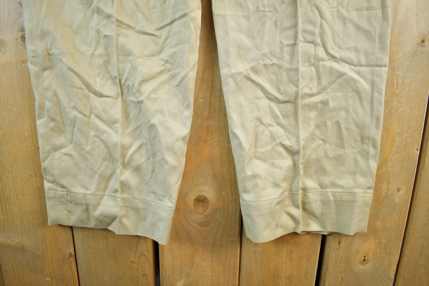 Vintage 1950s 1960s Military Army Khaki Pants Men's 30 x 32 from propervintagecanada