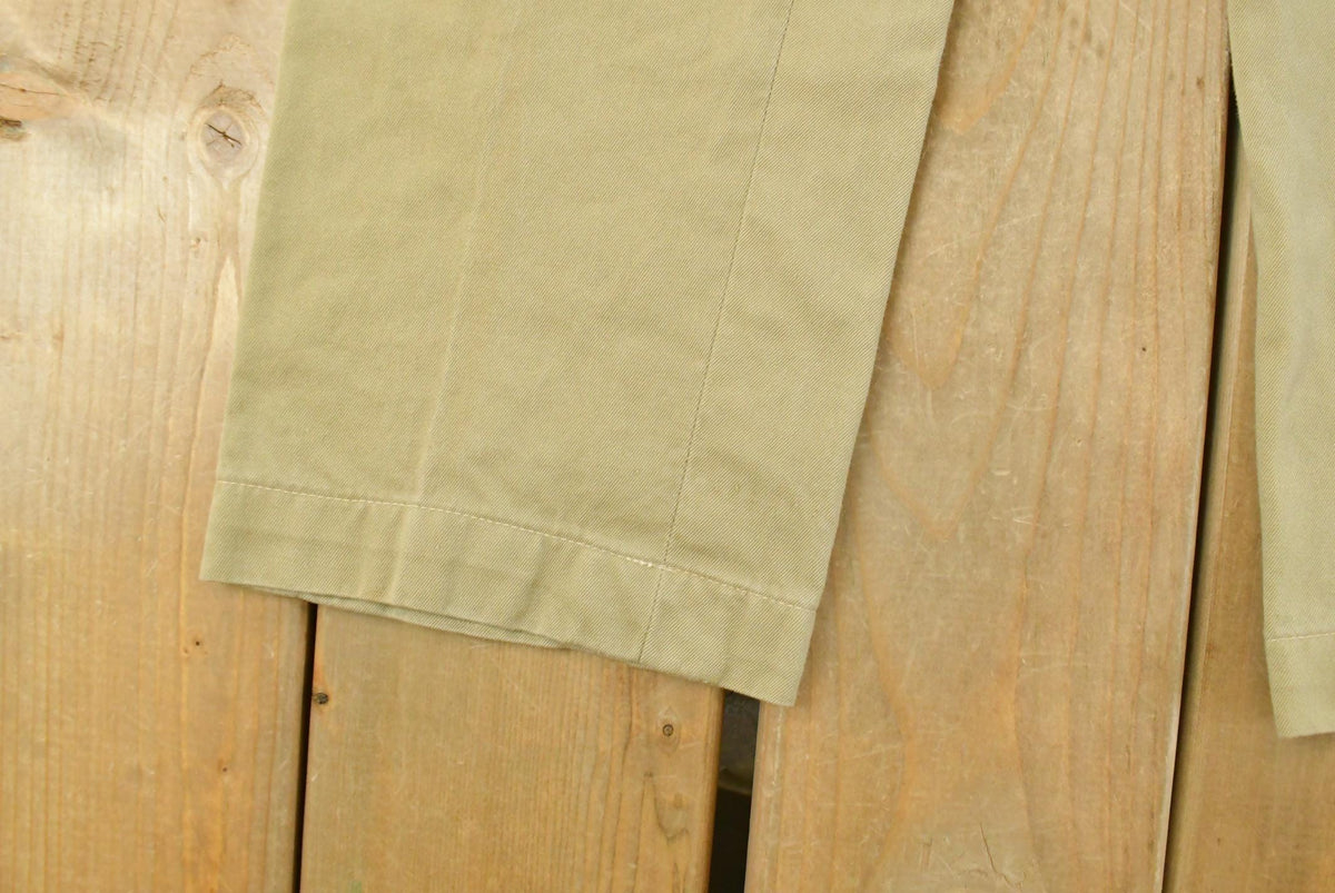 Vintage 1950s 1960s Military Army Khaki Pants Men's 31 x 28 from propervintagecanada