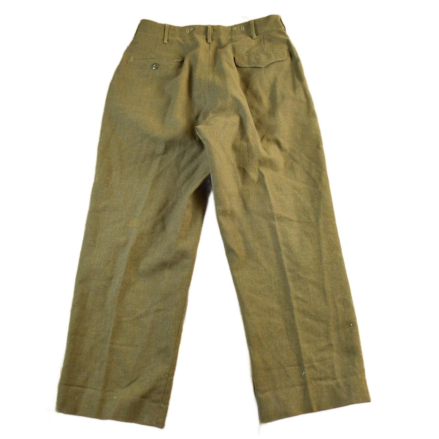 Vintage 1950s 1960s Military Wool Field Combat Pants Men's 31 x 28 from propervintagecanada