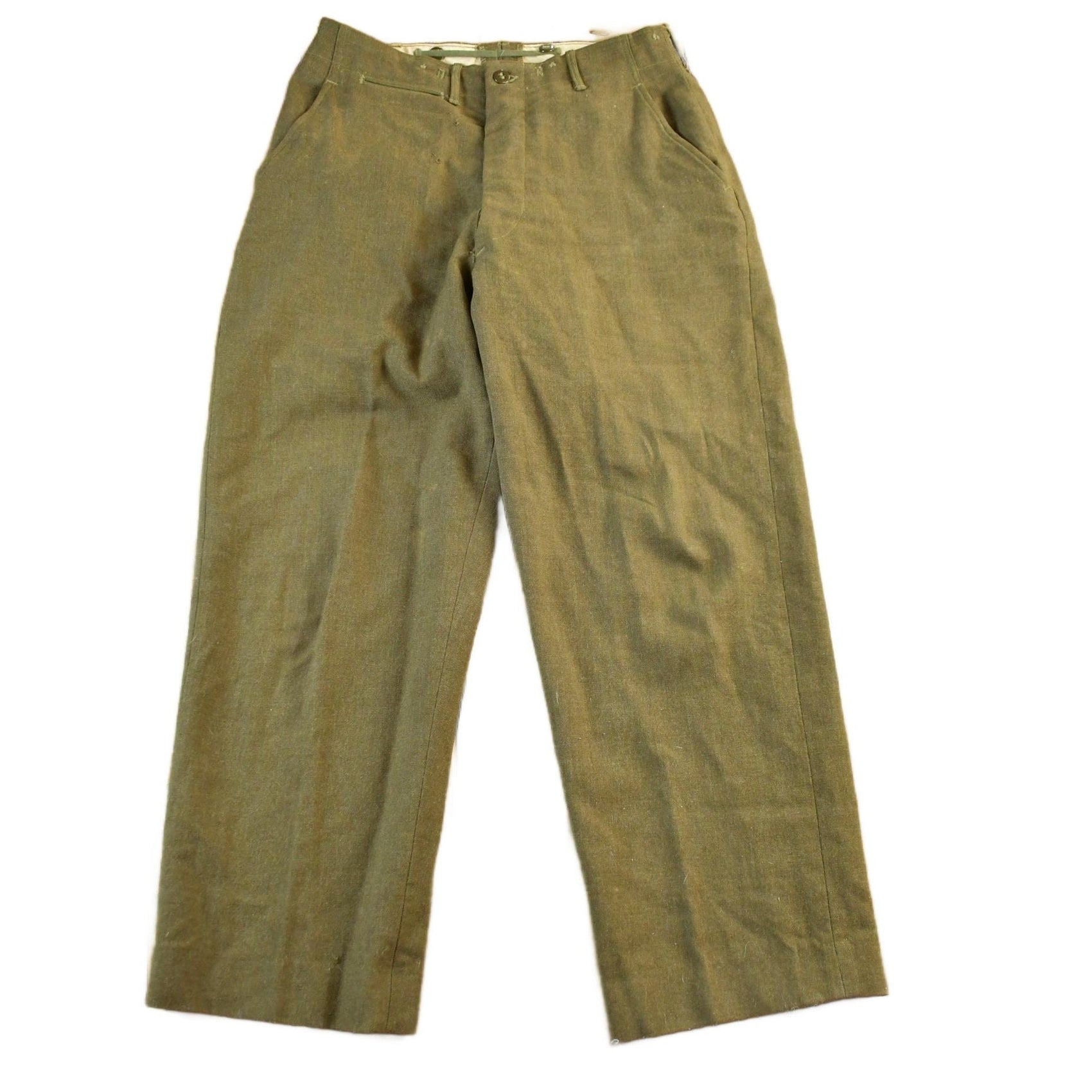 Vintage 1950s 1960s Military Wool Field Combat Pants Men's 31 x 28