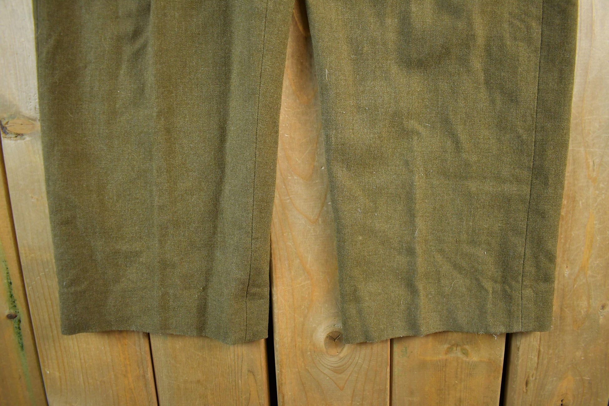 Vintage 1950s 1960s Military Wool Field Combat Pants Men's 31 x 28 from propervintagecanada