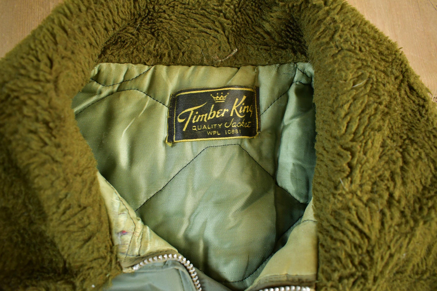 Vintage 1950s 1960s Timber King Flight Military Army Jacket Men's XL from propervintagecanada