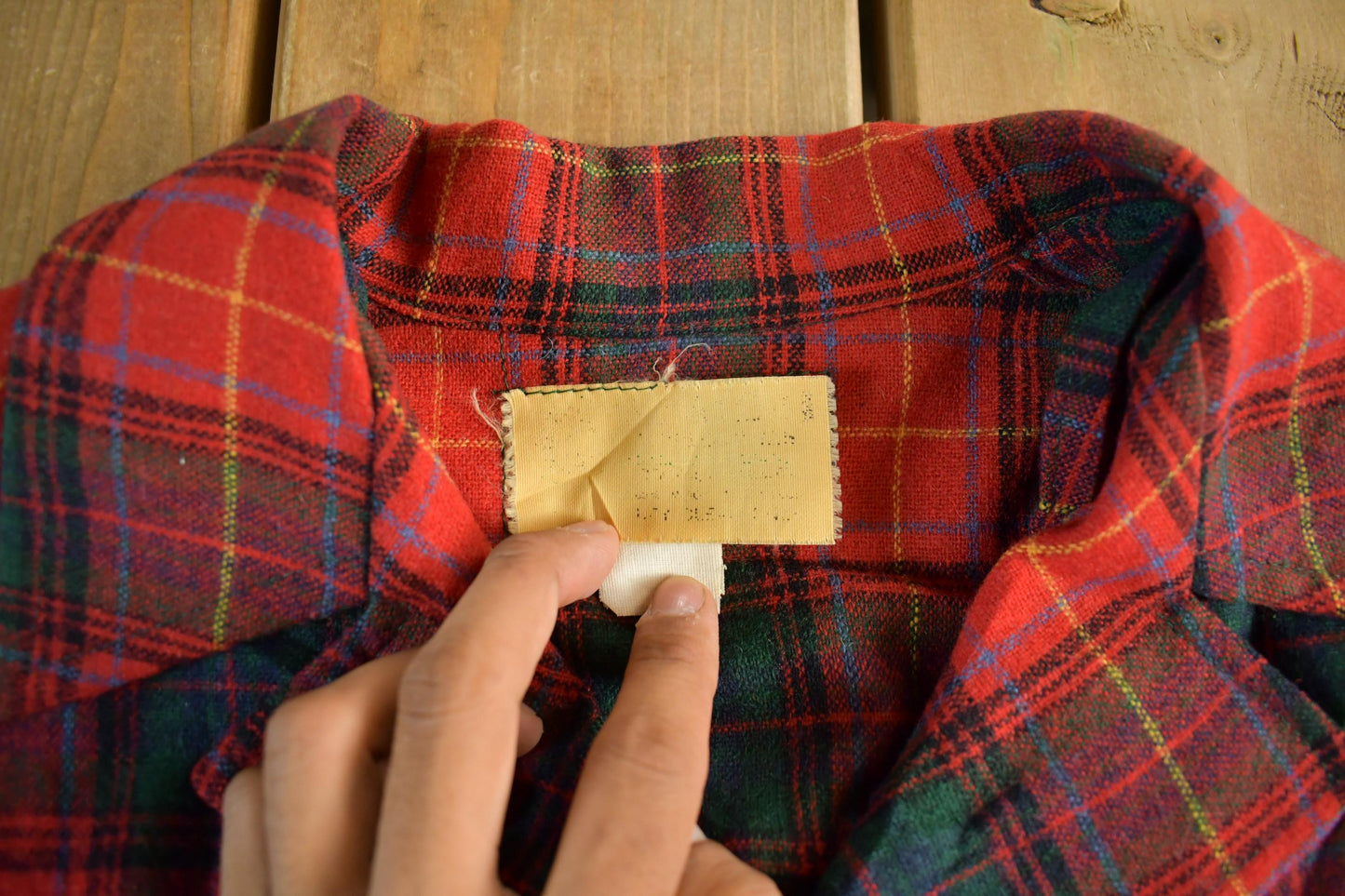 Vintage 1950s 1960s Wool Flannel Button Up Jacket Shirt Women's Medium from propervintagecanada