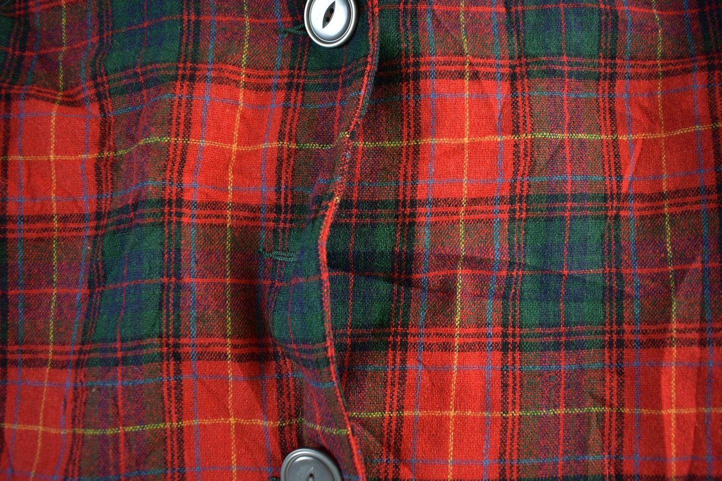 Vintage 1950s 1960s Wool Flannel Button Up Jacket Shirt Women's Medium from propervintagecanada