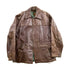 Vintage 1950s Aldencrest Brown Horsehide Leather Jacket Men&