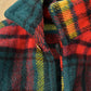 Vintage 1950s Amcrest Tartan Plaid Rangers Pullover Button Up Wool Shirt Men's Medium / Made In USA / Outdoorsman / Hunting Shirt from propervintagecanada