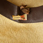 Vintage 1950s Beige Fur Fedora MAde In Australia from propervintagecanada