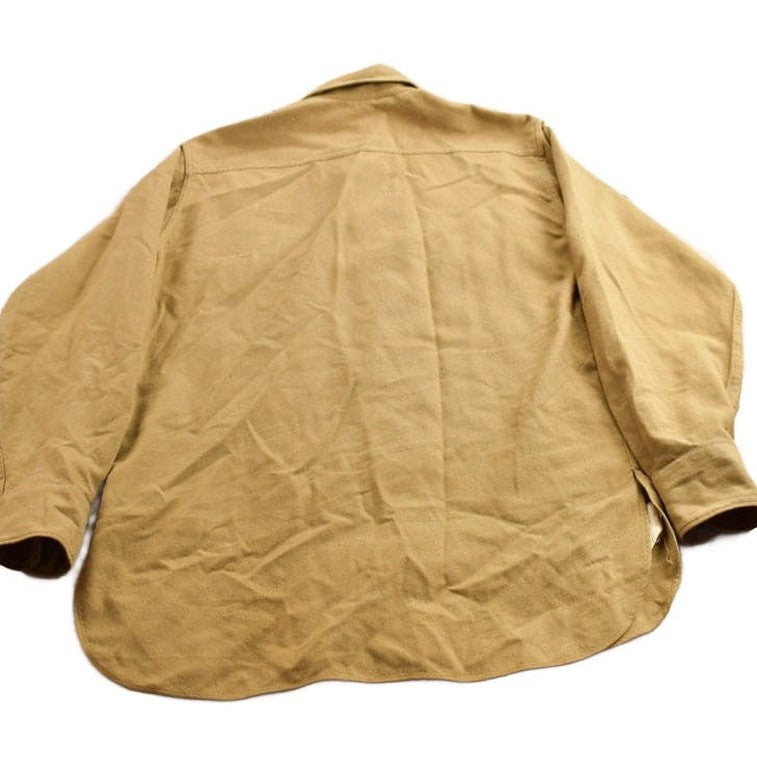 Vintage 1950s Blank Button Up Shirt Men's Medium from propervintagecanada
