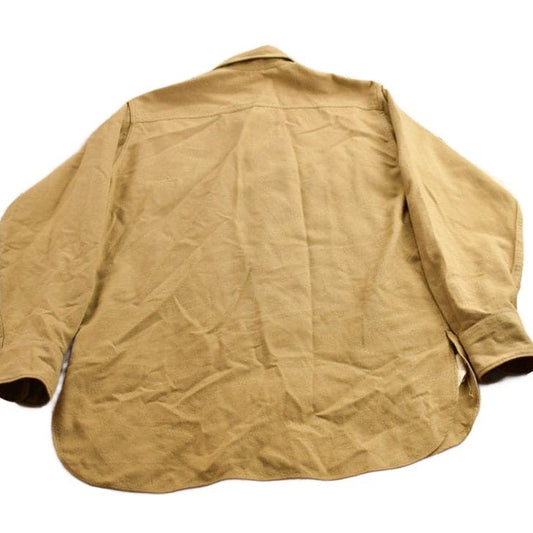 Vintage 1950s Blank Button Up Shirt Men's Medium from propervintagecanada
