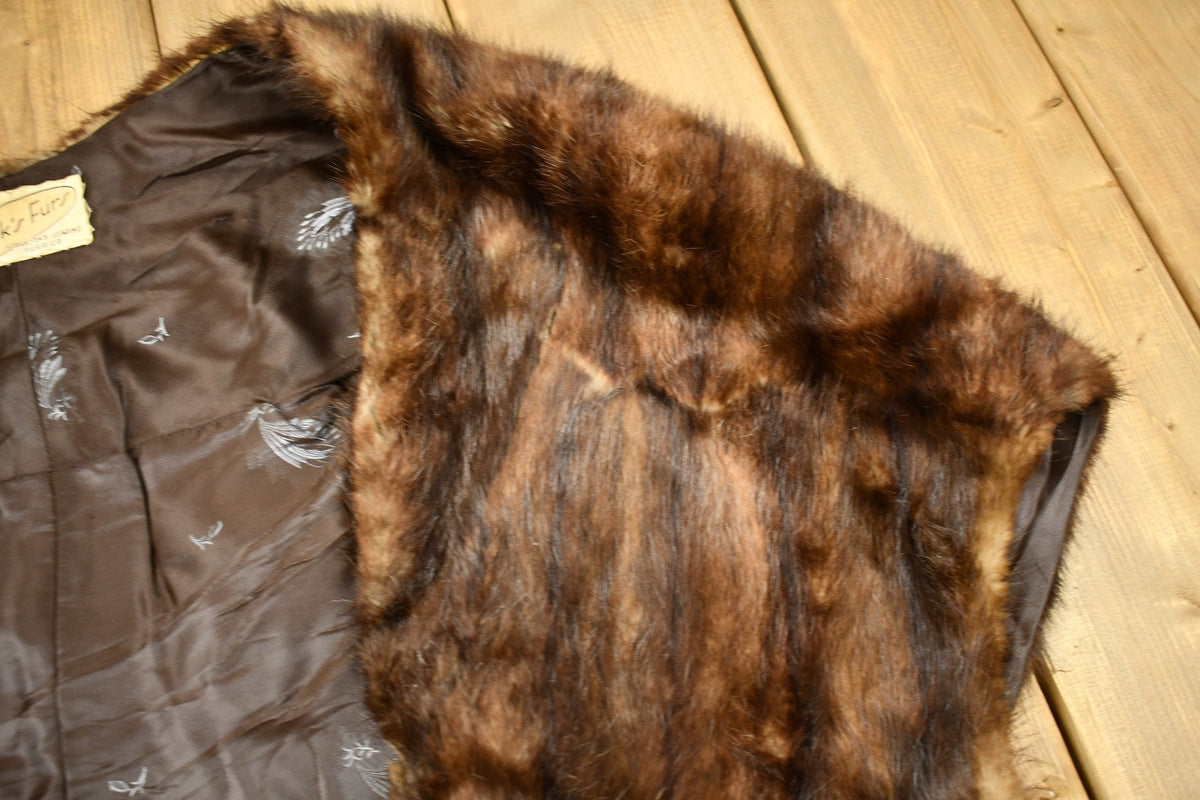 Vintage 1950s Book's Fur Mink Fur Stole from propervintagecanada