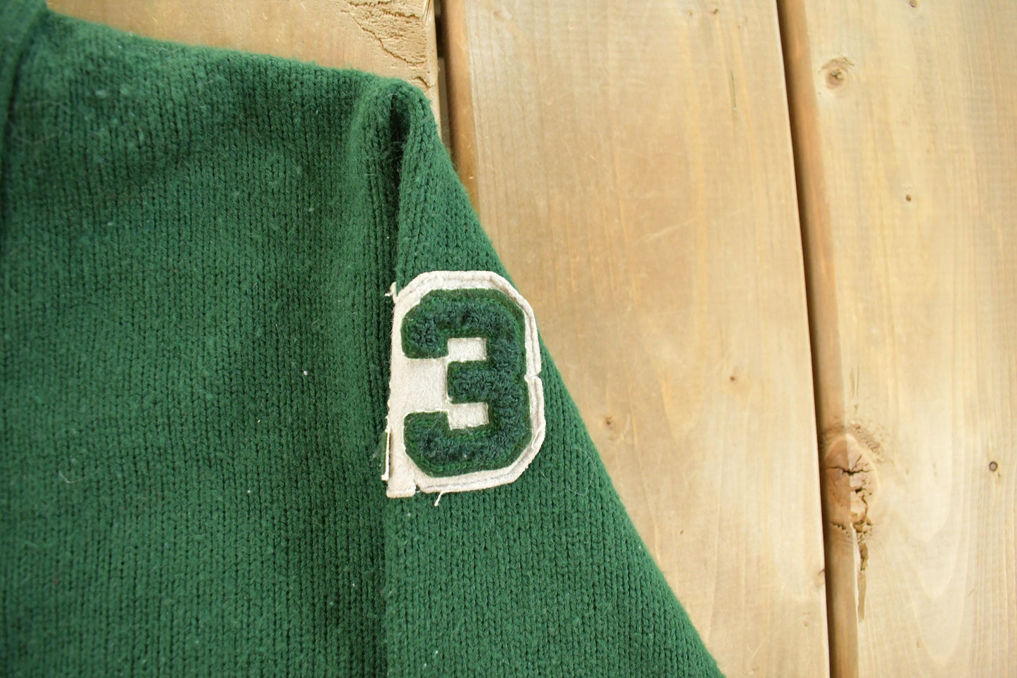 Vintage 1950s Bristol Collegiate Sportswear Knit Cardigan Sweater Men's Medium from propervintagecanada