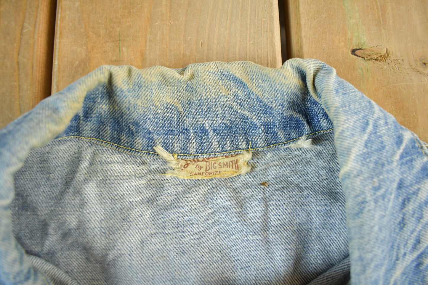 Vintage 1950s Buckaroo Big Smith Denim Jean Jacket Men's Medium from propervintagecanada