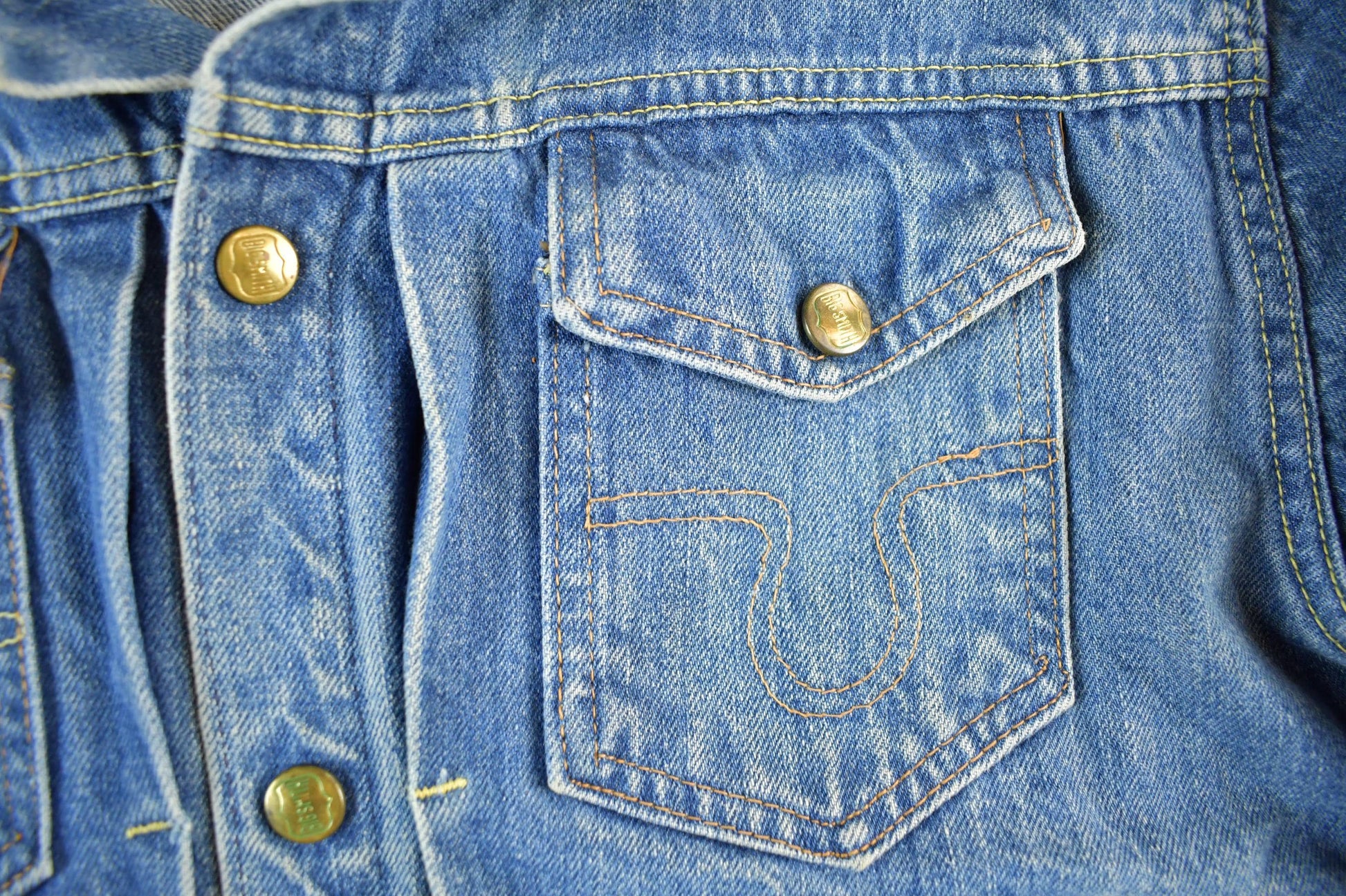 Vintage 1950s Buckaroo Big Smith Denim Jean Jacket Men's Medium from propervintagecanada