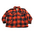 Vintage 1950s Buffalo Plaid Wool Button Up Shirt Back Vent Men&