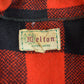 Vintage 1950s Buffalo Plaid Wool Button Up Shirt Back Vent Men's Large from propervintagecanada