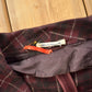 Vintage 1950s Burgundy Button Up Blazer Jacket from propervintagecanada