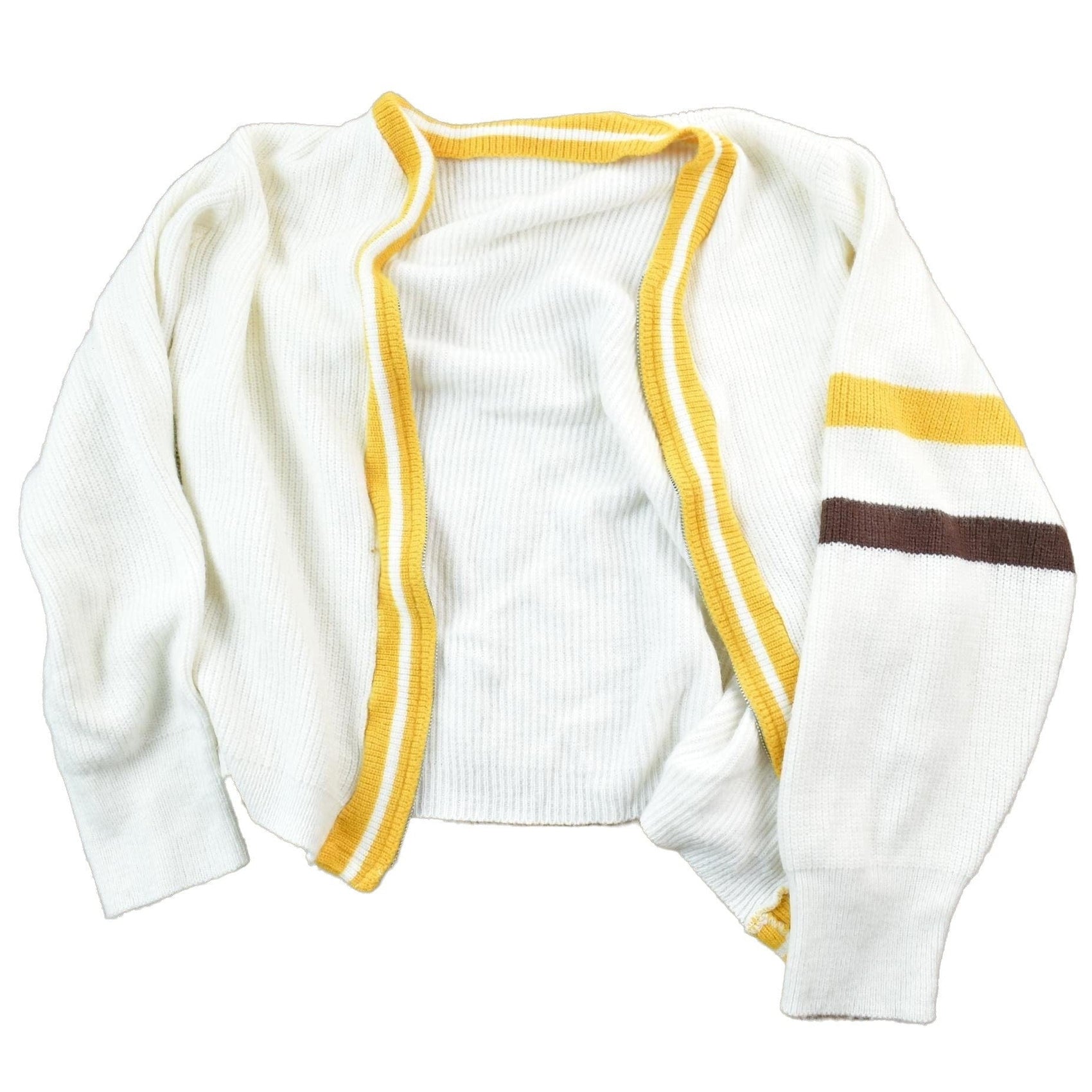 Vintage 1950s Cardigan Varsity Sweater Women's S from propervintagecanada