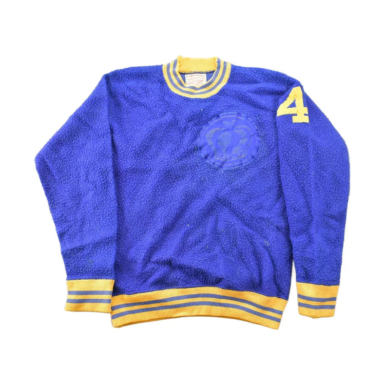 Vintage 1950s Champion Fleece Mock Neck Sweatshirt from propervintagecanada