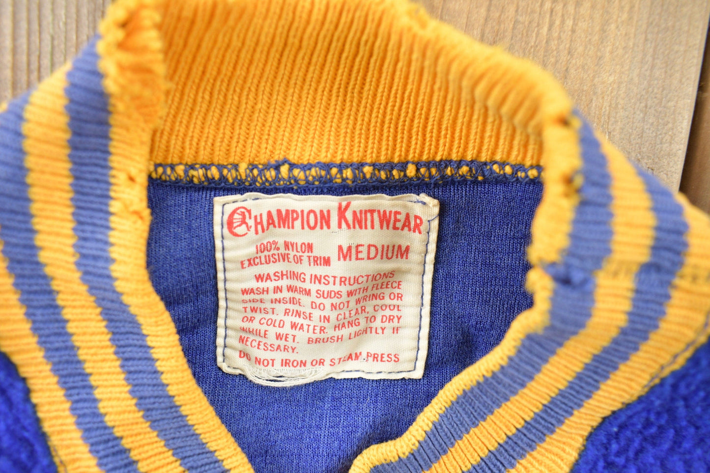 Vintage 1950s Champion Fleece Mock Neck Sweatshirt from propervintagecanada