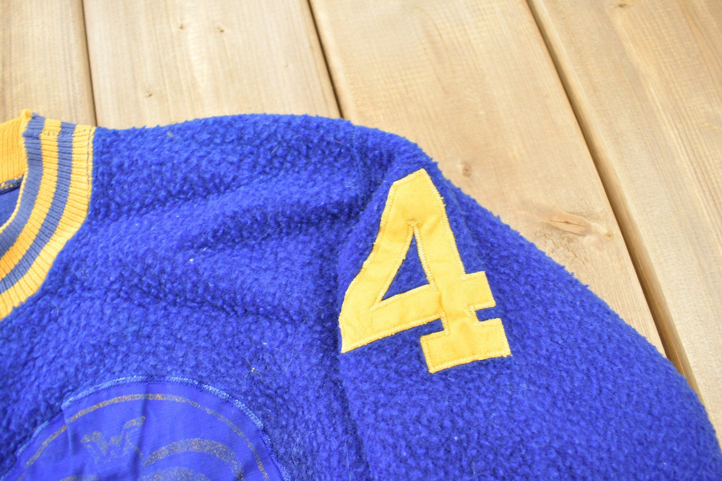 Vintage 1950s Champion Fleece Mock Neck Sweatshirt from propervintagecanada