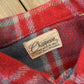 Vintage 1950s Chippewa Woolen Plaid Heavy Weight Wool Button Up Jacket from propervintagecanada