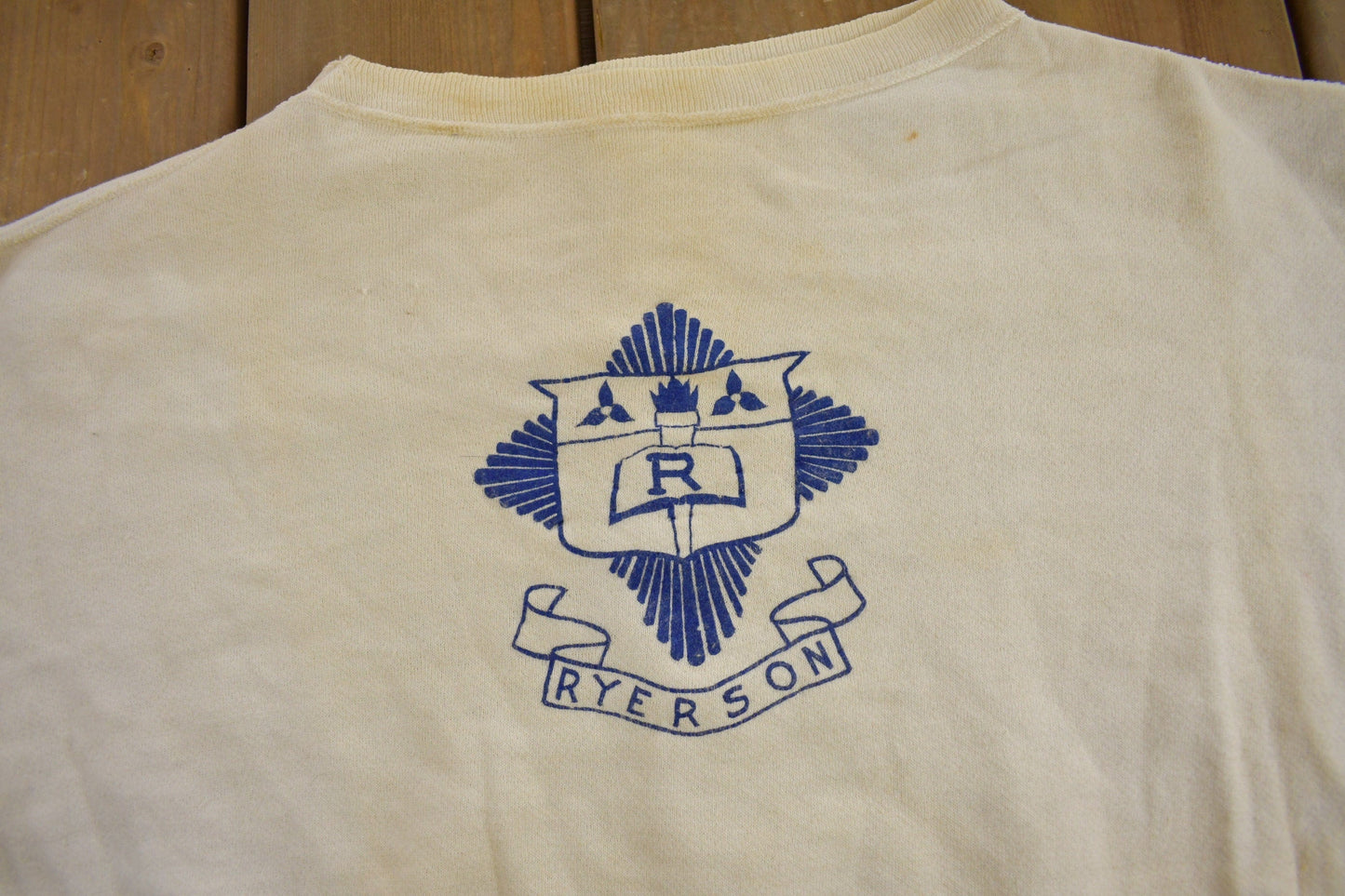 Vintage 1950s Collegiate Crewneck Men's Medium from propervintagecanada