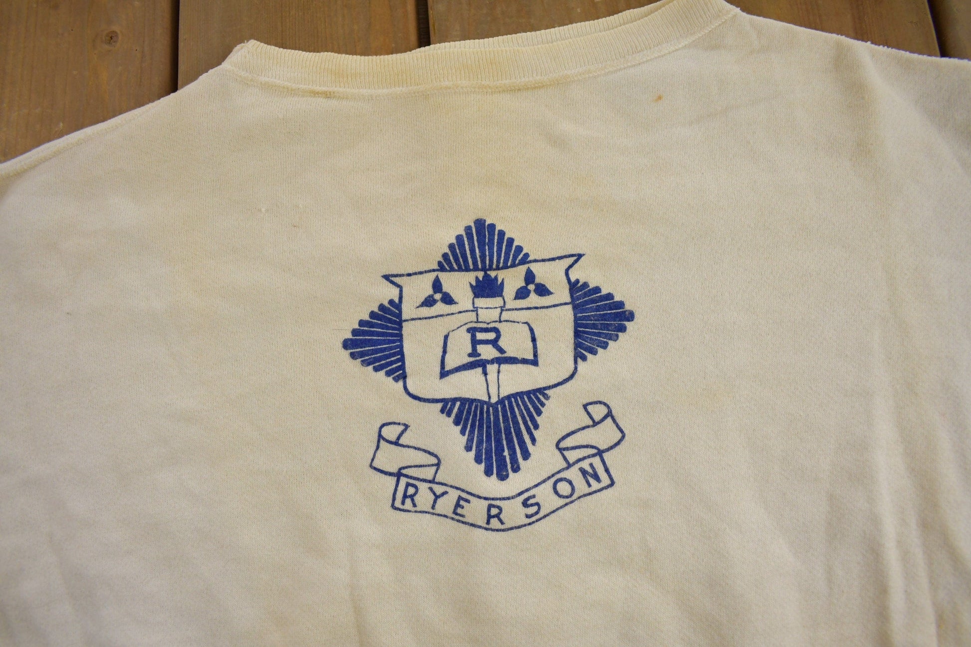 Vintage 1950s Collegiate Crewneck Men's Medium from propervintagecanada