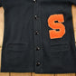 Vintage 1950s Collegiate Knit Cardigan Sweater from propervintagecanada