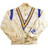 Vintage 1950s Collegiate Satin Bomber Jacket Men&