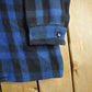 Vintage 1950s Commander Plaid Wool Button Up Shirt Jacket Men's L from propervintagecanada