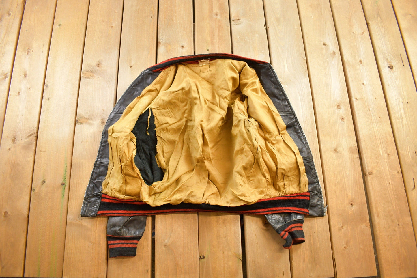 Vintage 1950s CPLS Basketball Club Leather Jacket from propervintagecanada