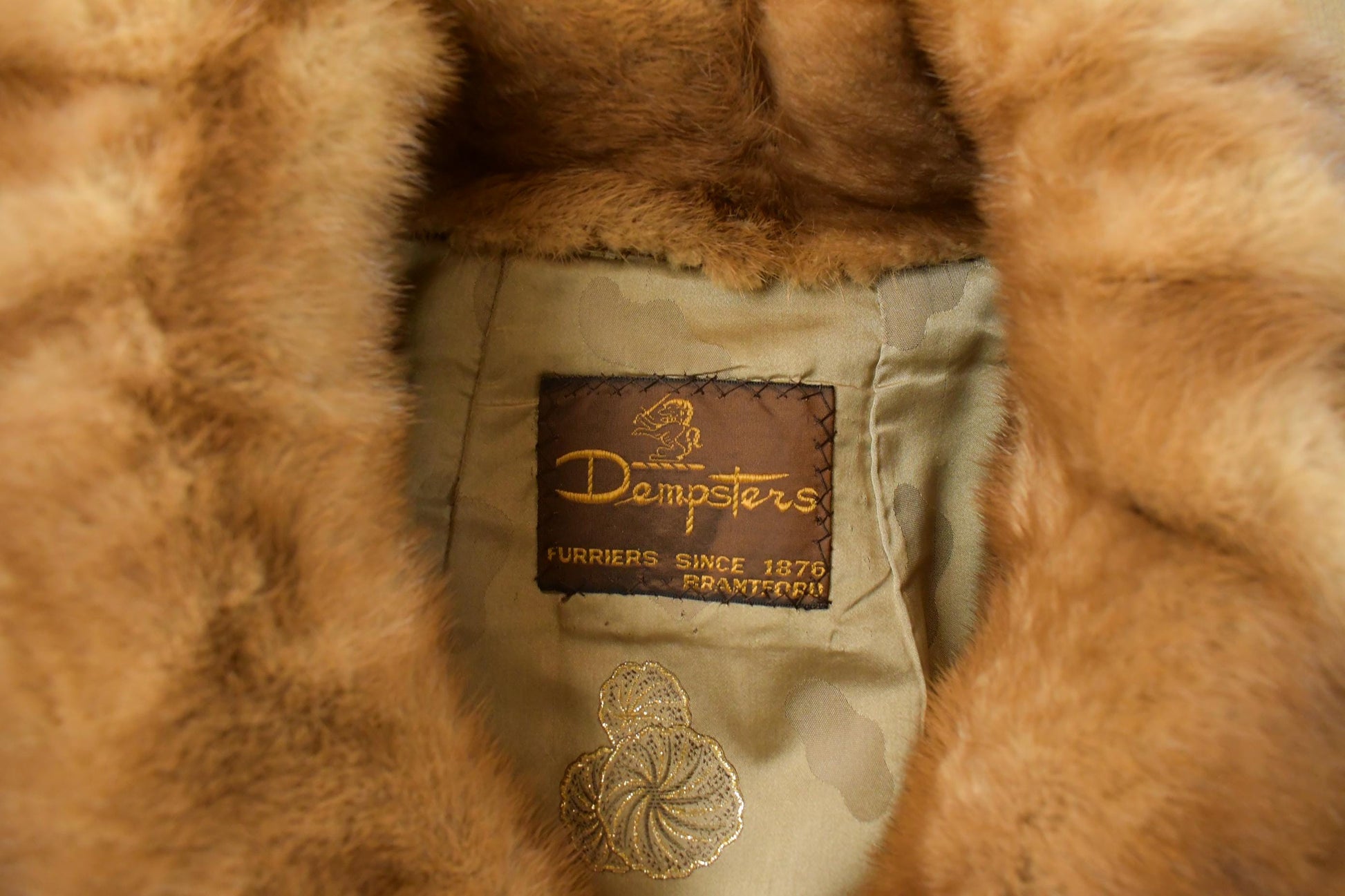 Vintage 1950s Dempsters Full Length Mink Fur Coat Women's Medium from propervintagecanada