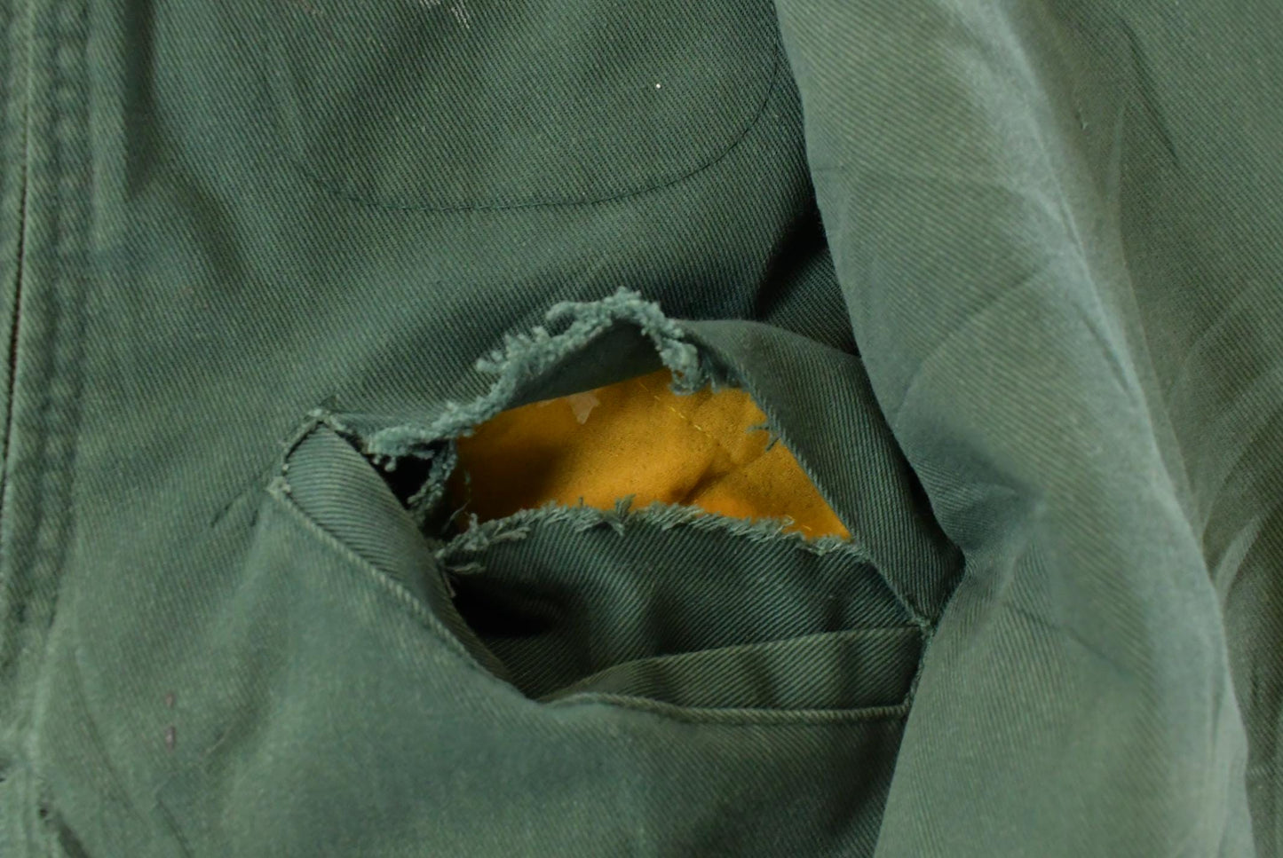 Vintage 1950s Distressed Work Jacket Men's Medium / True Vintage / 50s Full Zip / Workwear Coat from propervintagecanada