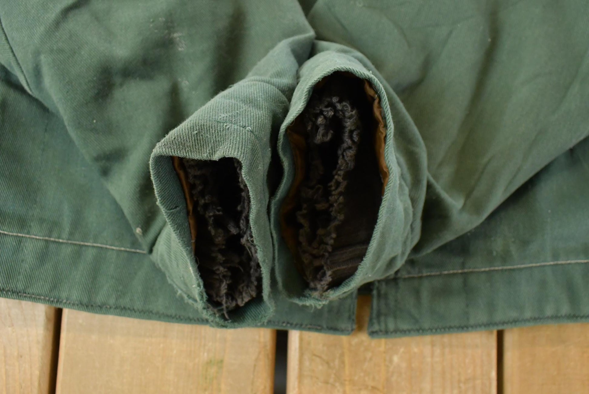 Vintage 1950s Distressed Work Jacket Men's Medium / True Vintage / 50s Full Zip / Workwear Coat from propervintagecanada