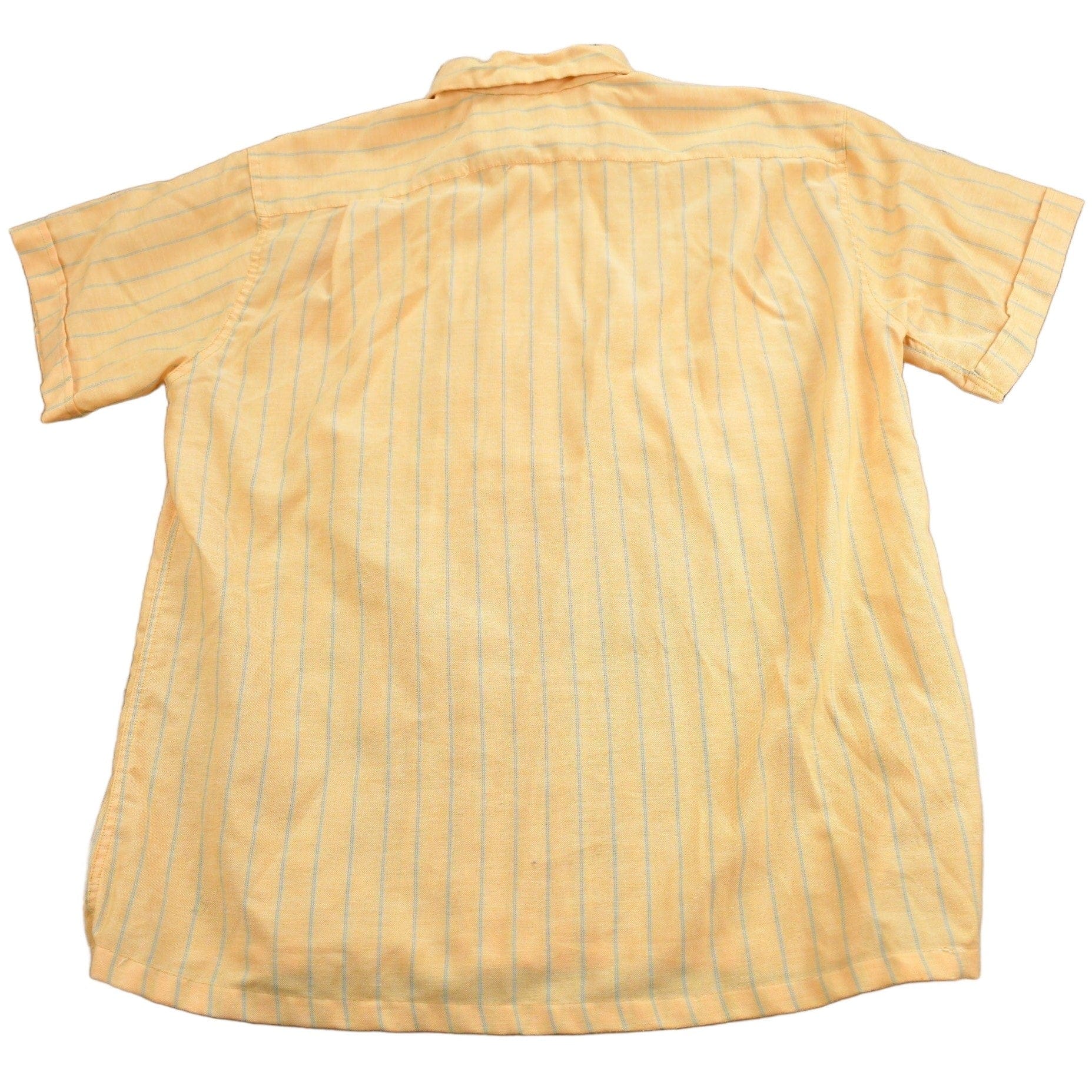 Vintage 1950s Dutchmaid Striped Button Up Shirt Men's Large from propervintagecanada