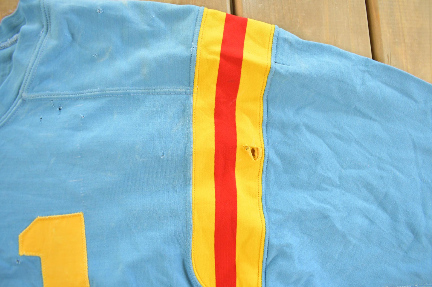 Vintage 1950s Emery Johnson Sporting Goods Football Jersey Men's L from propervintagecanada