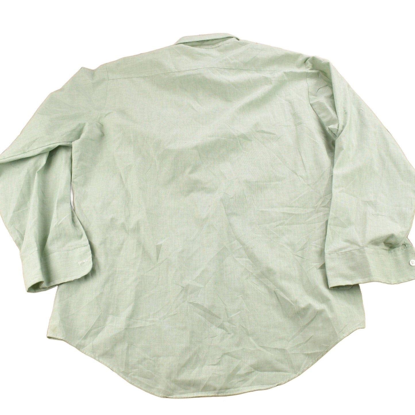 Vintage 1950s Flying Cross Perma Press Broadcloth Blank Button Up Shirt Men's XL from propervintagecanada