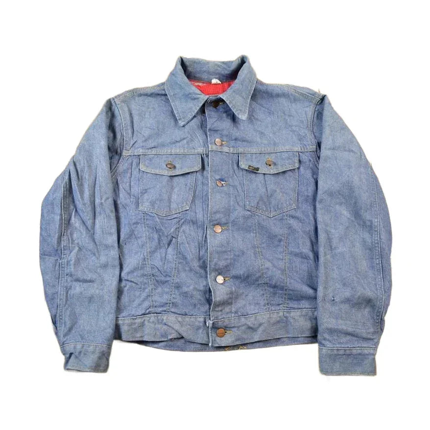 Vintage 1950s Genuine Roebucks Button Up Jean Jacket from propervintagecanada