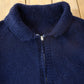 Vintage 1950s Hand-Knit Blank Navy Blue Cowichan Sweater Men's Medium from propervintagecanada
