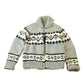 Vintage 1950s Hand-Knit Grey Cowichan Sweater Men's M from propervintagecanada