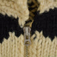 Vintage 1950s Hand-Knit Totem Pole Cowichan Sweater Men's Medium from propervintagecanada