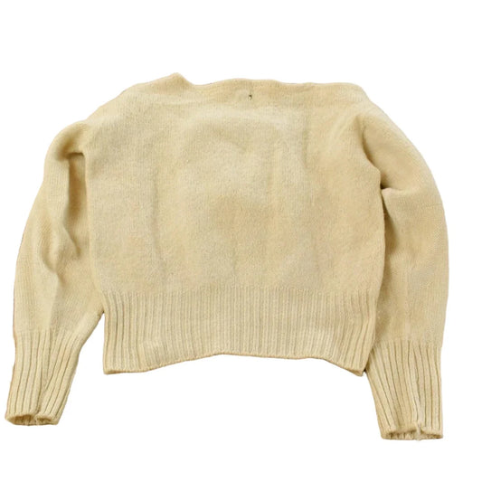 Vintage 1950s Highland Chenille Patch Collegiate Wool Knit Sweater Men's XS-S from propervintagecanada