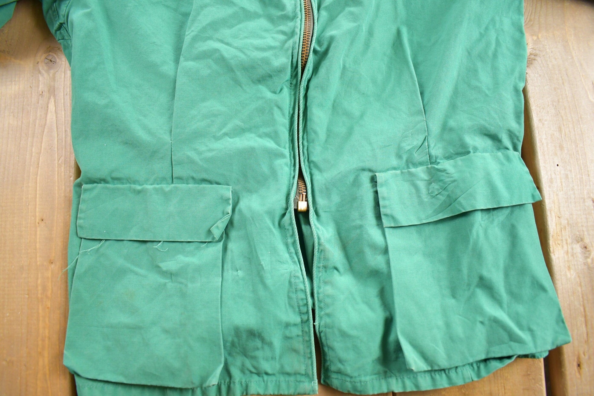 Vintage 1950s Kodiak Kloth Lightweight Robins Egg Hunting Jacket Men's S from propervintagecanada