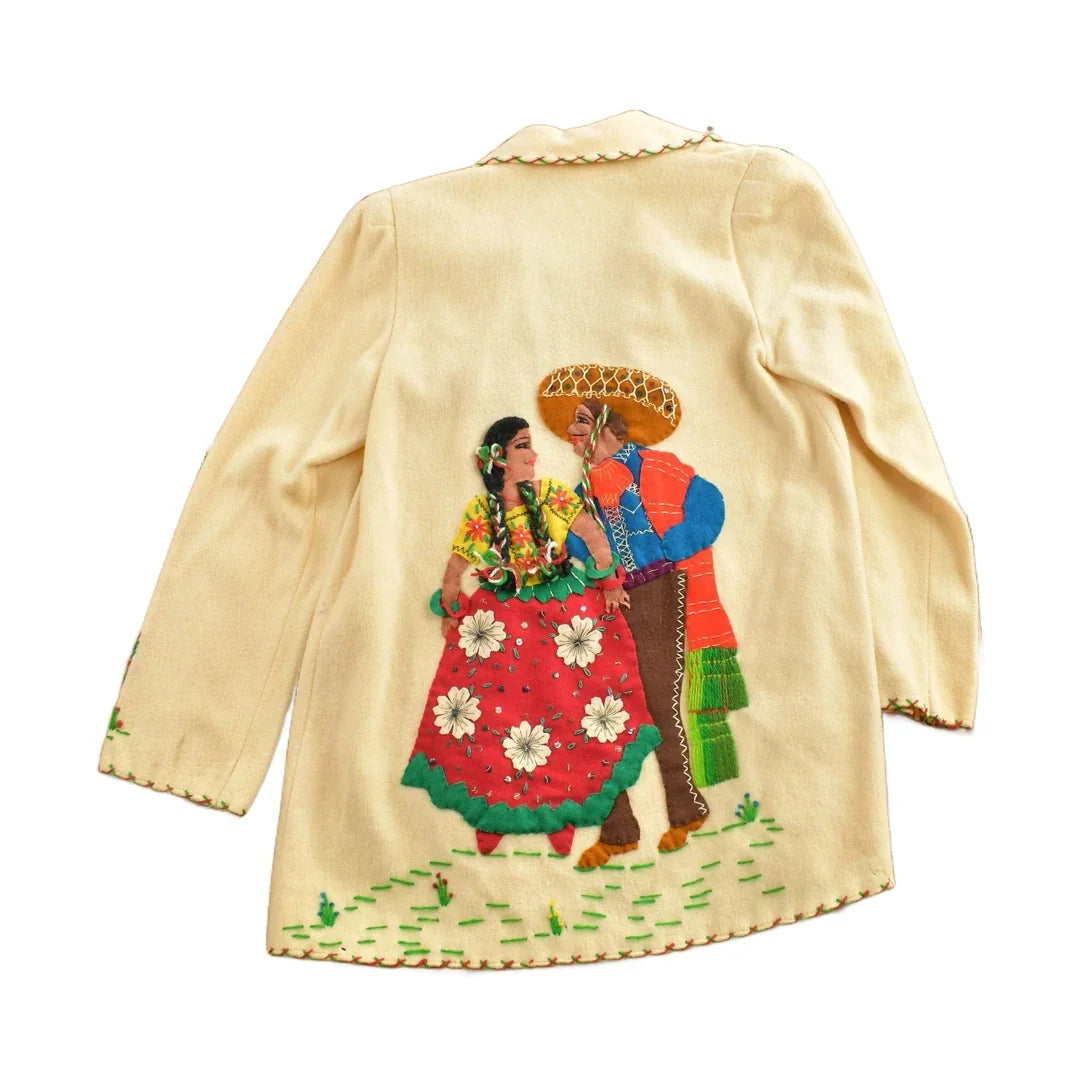 Vintage 1950s La Mexicana Mexican Embroidered Jacket from propervintagecanada