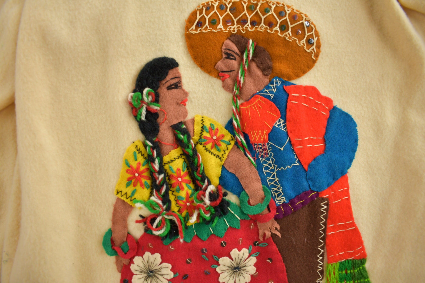 Vintage 1950s La Mexicana Mexican Embroidered Jacket from propervintagecanada