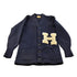 Vintage 1950s Lanza Sweater Collegiate Wool Knit Cardigan Sweater Men&